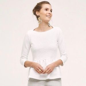 Anthropologie Amadi peplum tip